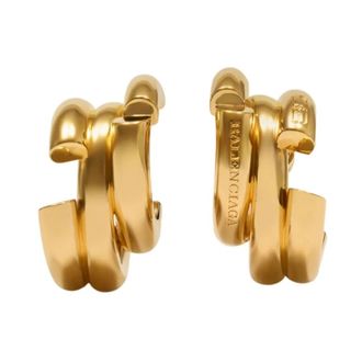 Balenciaga St. Germain XL Earrings - Dames - Oorbellen - Geel - ONE Size - Accessoires