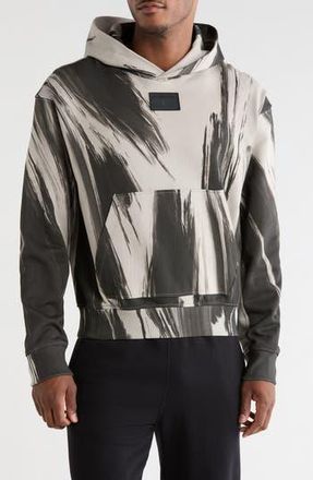 Helmut Lang Feather Cotton French Terry Hoodie in Grey at Nordstrom Rack, Size Xx-Large