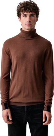 Mos Mosh Jersey de cuello alto Adam - Knitwear - Hombre - Marr&oacute;n - XL