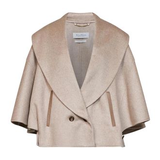 Max Mara Dames, Jassen, Beige, Maat: M Kasjmier