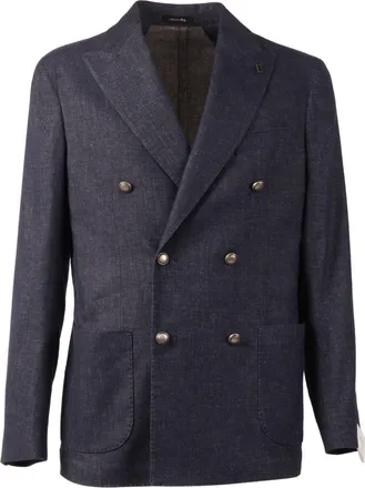 Breras Milano Double Breasted Structured Blazer
