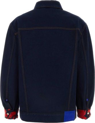 Burberry Womens Cotton Denim Jacket Navy