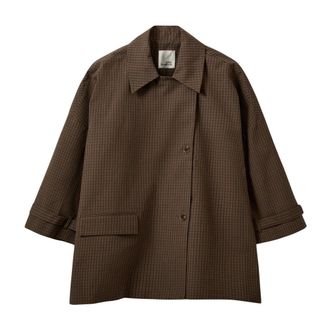 Sofie Schnoor Abrigo Oversized Selinasw - Jackets - Mujer - Marr&oacute;n - S