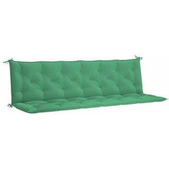 vidaXL Cuscini per Panca 2 pz Verdi 200x50x7 cm in Tessuto Oxford vidaXL
