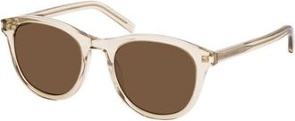 Saint Laurent Unisex Yellow Square Sunglasses SL401 008