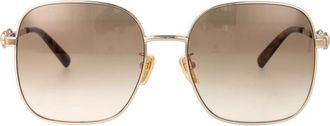 Gucci Gg 2053S Vierkante Zonnebril - unisex - Zonnebrillen - Geel - ONE Size - Accessoires