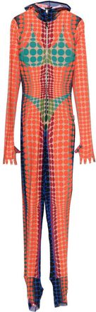 Jean Paul Gaultier Hooded Polka-dot All In One