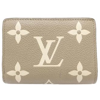Louis Vuitton Pre-owned Wallets, female, Gray, Size: ONE SIZE Pre-owned Leather wallets
