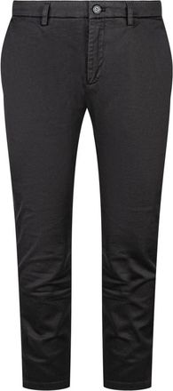 Department Five Black Slim Chino Trousers