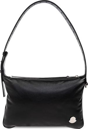 Moncler Schoudertas - Dames - Schoudertassen - Zwart - ONE Size - Leer - Tassen