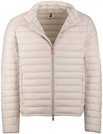 Save The Duck Creme zomerjas Save the Duck gewatteerd nylon