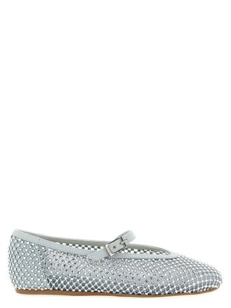 Le Silla Gilda Flat Shoes Silver