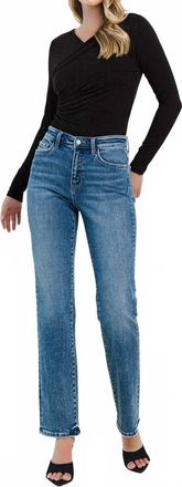 Flying Monkey Charlie High-Rise Straight Jeans In Illuminate