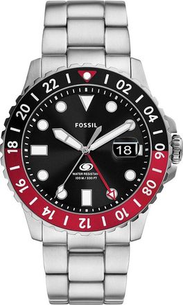 Fossil Mens Blue GMT Watch