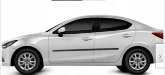 OEM Molduras Laterales De Las Puertas Negras Del Mazda 2 Sed&aacute;n 15-19