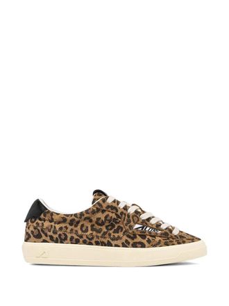 Autry Windscape Low Woman Suede/leoprint