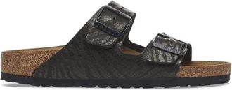 Birkenstock Zebra Zwarte Sandalen - Dames - Sandalen - Zwart - 38 EU - Schoenen