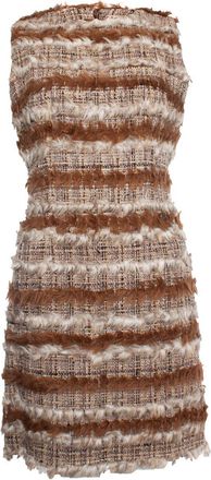 Chanel tweed dress with goat hair