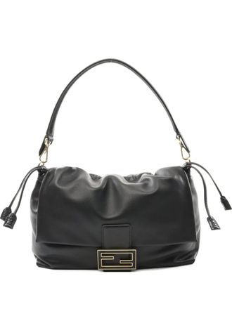 Fendi 2020s large Mamma Bucket shoulder bag - Black