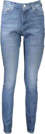 Tommy Hilfiger Sylvia High-Rise Skinny Jeans - Dames - Skinny Jeans - Blauw - W25 L32 - Katoen - Jeans