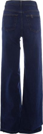 Liu Jo Womens Jeans Flare Dark Wash Denim Blue Sweet Cotton