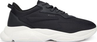 HUGO BOSS Hugo Mens Leon Running Sneaker, Black