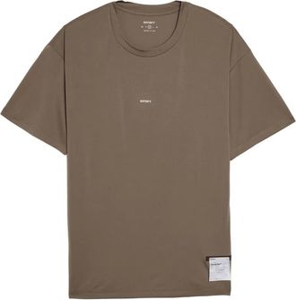 SATISFY AuraLite T-shirt - men - Recycled Polyester - L - Brown