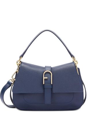 Furla leather tote bag - women - Leather/Nylon/Polyurethane - One Size - Blue