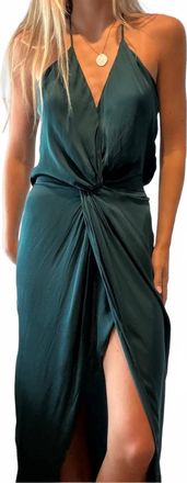 Young Fabulous & Broke Womens Siren Slip Dress In Transformative Teal