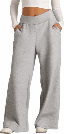 Generic Wide Leg Joggers Women Elastic High Waisted Straight Leg Baggy Sweatpants Loose Fit Work Tracksuit Bottoms Pull On Palazzo Lounge Pants Workout Outdoo