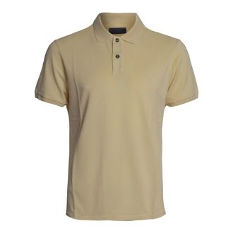 Dondup Polo Shirts, male, Yellow, Size: XL Regular-fit Polo Shirt in Cotton and Nylon