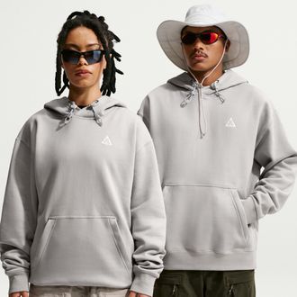 Nike Mens Nike ACG Tuff Fleece Pullover Hoodie in Grey | DZ3392-009