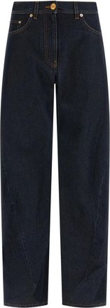 Versace Dames, Jeans, Blauw, Maat: W25 Katoen