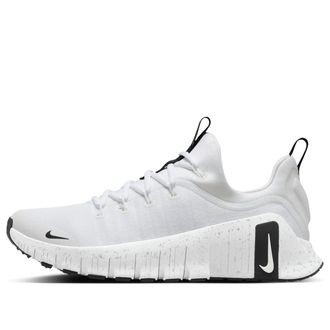 Nike (WMNS) Nike Free Metcon 6 White Metallic Silver Smoke Grey Black HQ3510-100