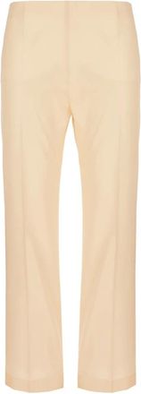 Alberta Ferretti Alberta Ferretti, Straight Trousers, female, Beige, Size: XL Straight Trousers