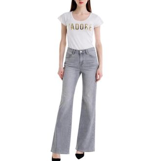 Met Met, Jeans, Dames, Grijs, W29, Denim, Wide Jeans