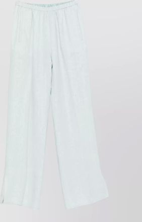 Forte_Forte linen wide leg trousers side slits