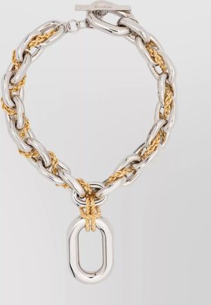 Paco Rabanne aluminium chain necklace