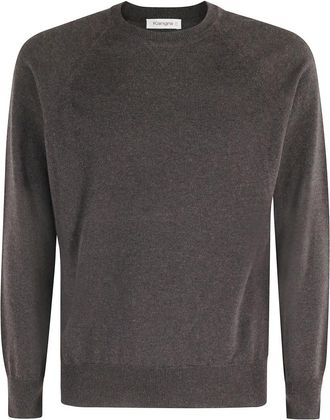 KANGRA Asfalt Sweater met Lange Mouwen - Heren - Ronde hals truien - Bruin - XL - Truien & Vesten