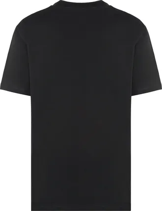 Golden Goose Womens Cotton Crew-Neck T-Shirt Black T-Shirts & Jerseys