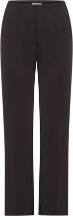 Nicholas Lillianna straight-leg pleated trousers - women - Polyester/Spandex/Elastane - 8 - Black
