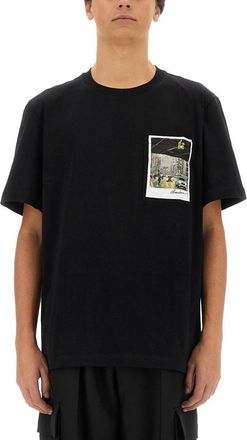 Helmut Lang T-Shirt With Logo-Uomo