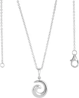 Lucy Quartermaine Element Swirl Pendant in Sterling Silver at Nordstrom, Size 18
