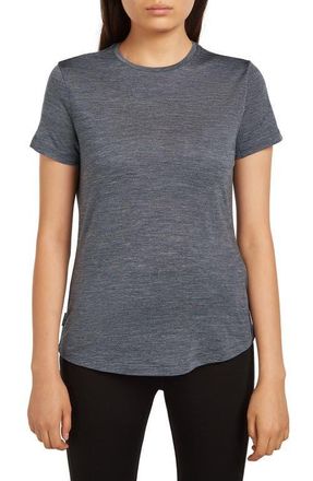 Icebreaker Merino 125 Cool-Lite Sphere III T-Shirt in Midnight Navy Heather at Nordstrom, Size X-Small