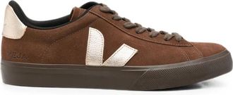 Veja Campo Logo-detail Suede Sneakers