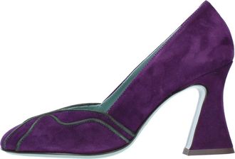 Paola d'Arcano D&eacute;collet&eacute; Model 6401 - Dames - Pumps - Paars - 38 1/2 EU - Leer - Schoenen