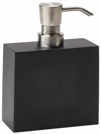 Aquanova Hochwertiger Design Seifenspender Moon 370 ml, Schwarz