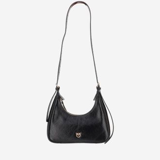 Pinko Pinko Hobo-Tasche aus gl&auml;nzendem Leder