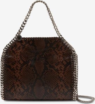 Stella McCartney Rechteckige Saffiano Leder Schultertasche Falabella