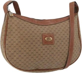 Gucci Pre-owned Shoulder Bags, female, Beige, Size: ONE SIZE Pre-owned Vintage Shoulder Bag